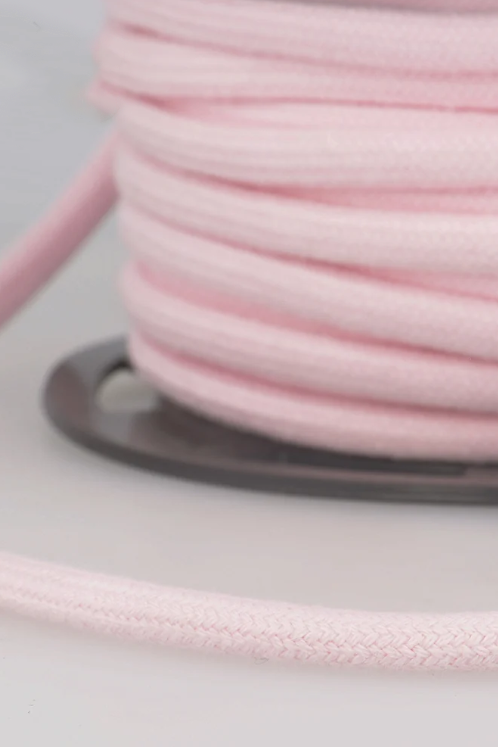 Cordon rond 6mm - rose