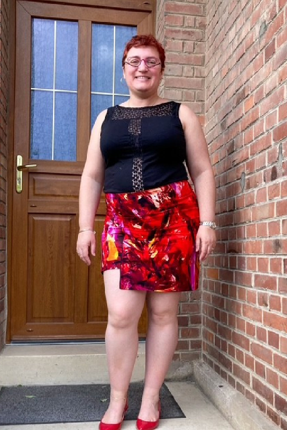 CAPE COD top and skirt set