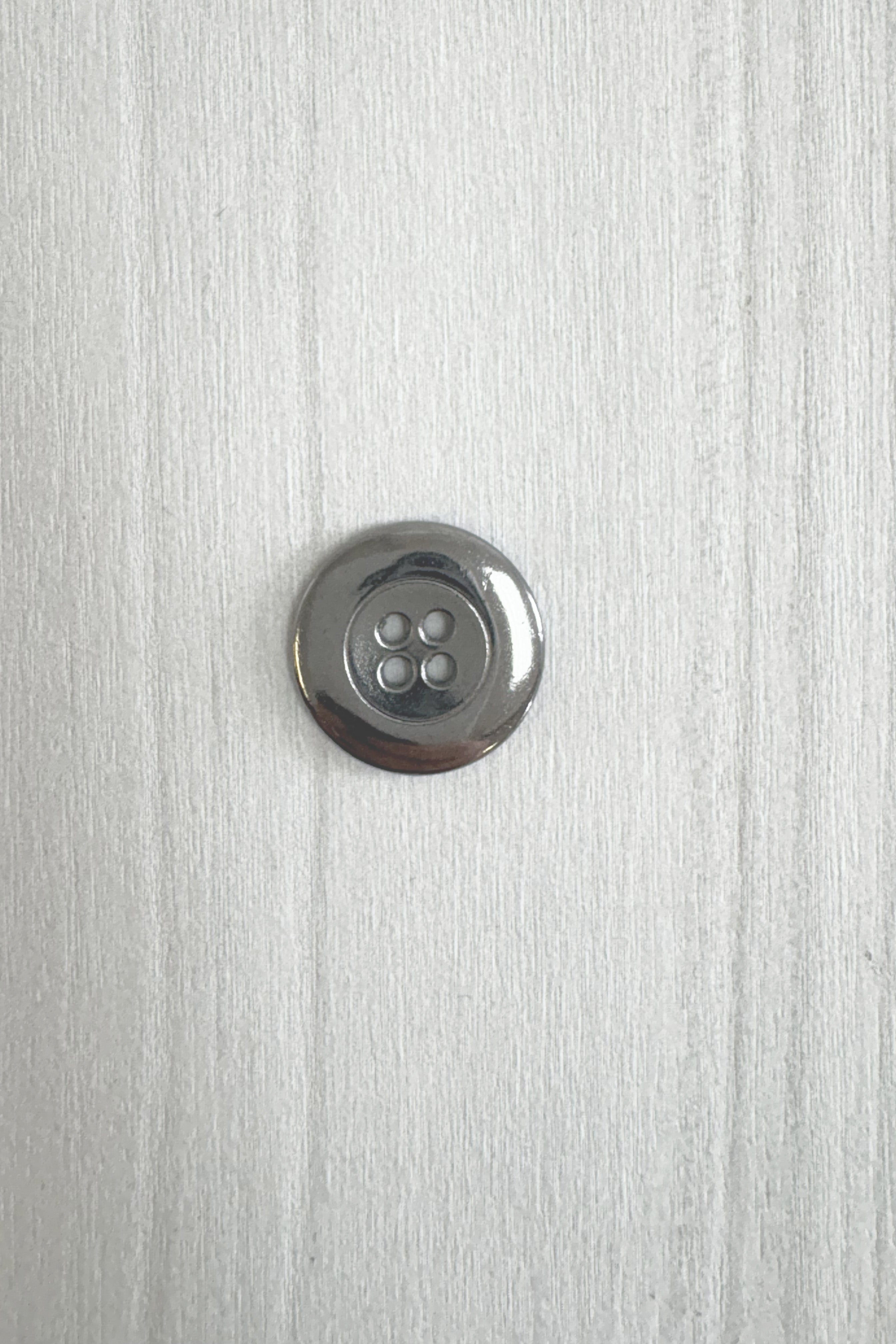 Bouton argent métal 20mm