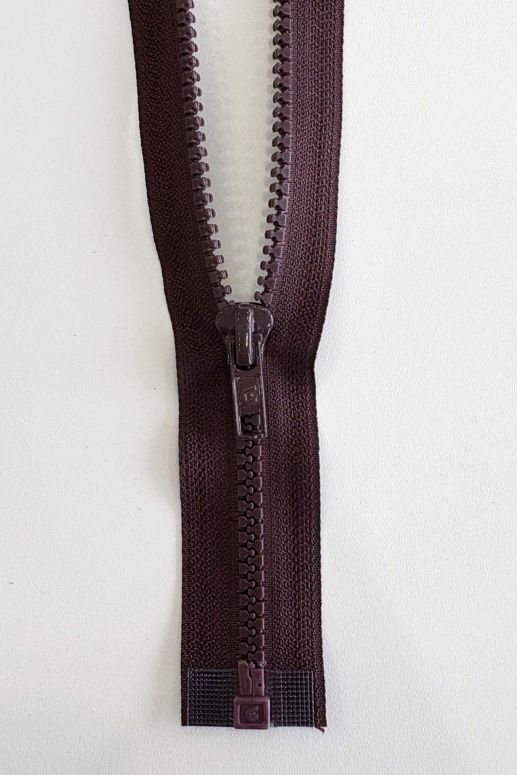 Fermeture éclair séparable 71cm - aubergine