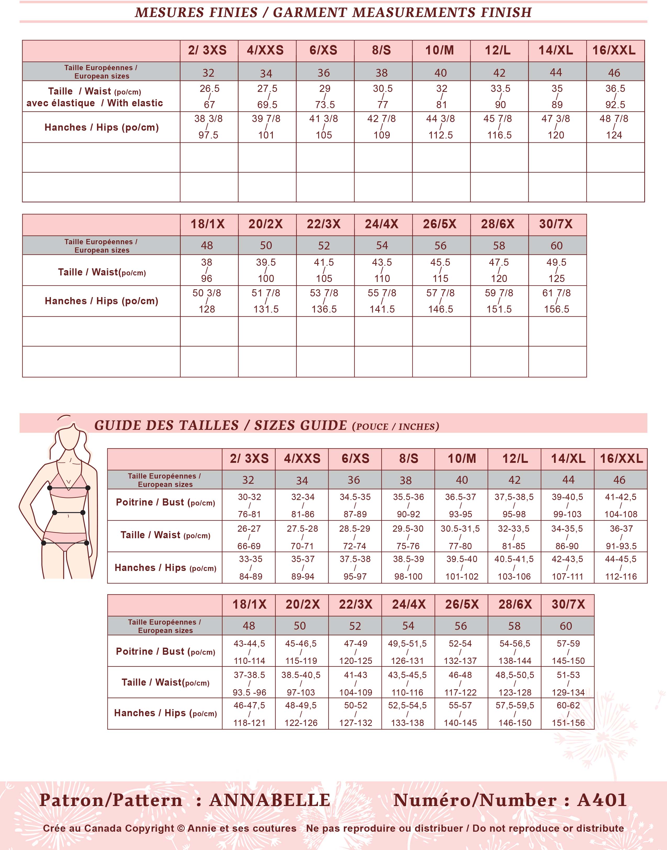 IRIS AND ANNABELLE BULK