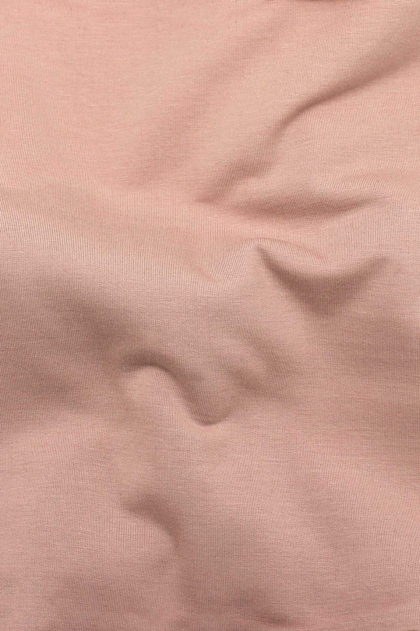 Coton ouaté (soft sweat) bamboo- rose blush