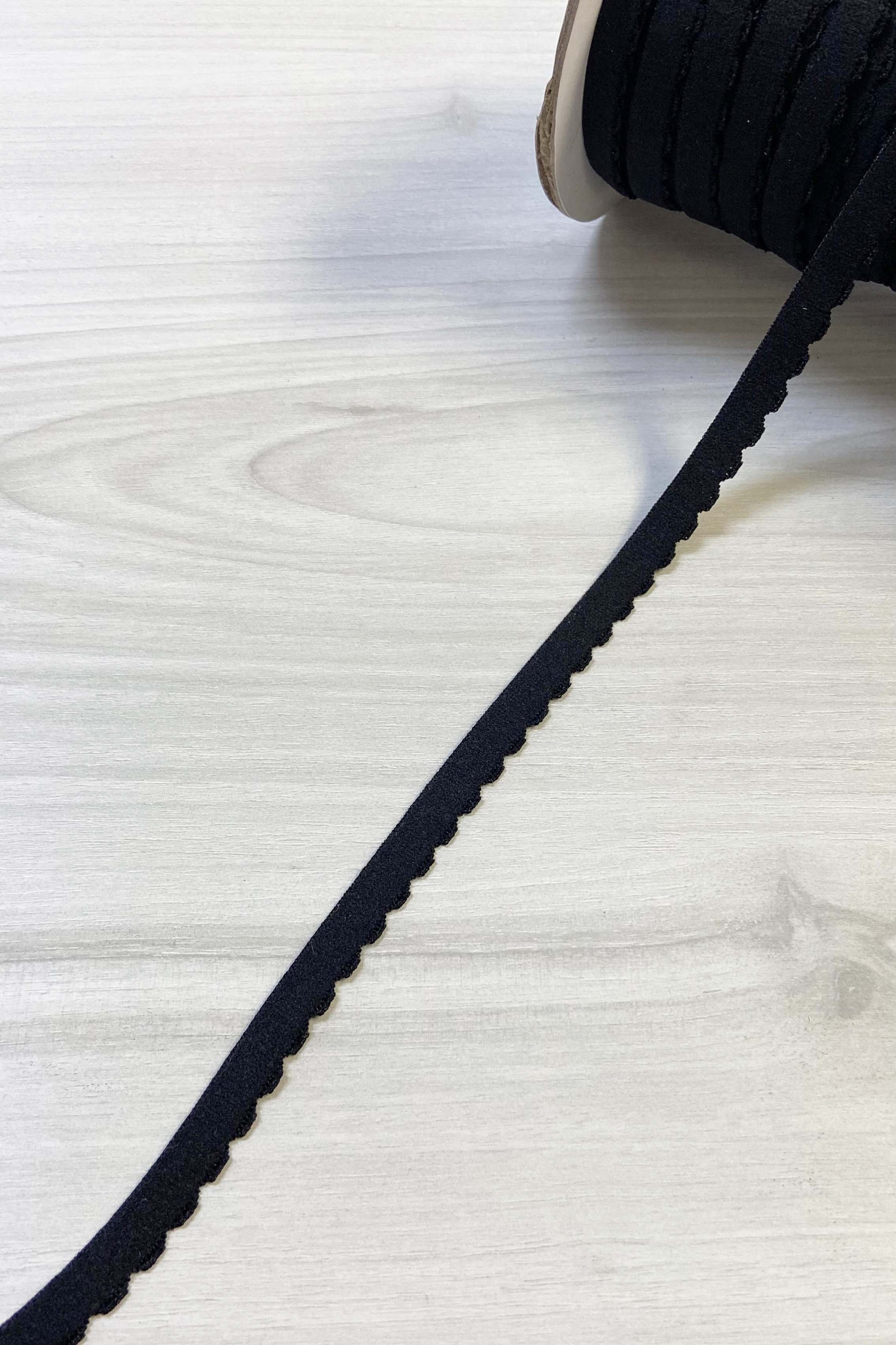 Élastique lingerie NOIR 10mm