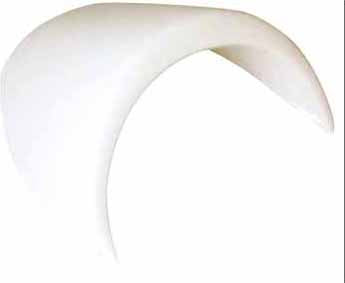 Épaulette 13mm (1/2po) blanche