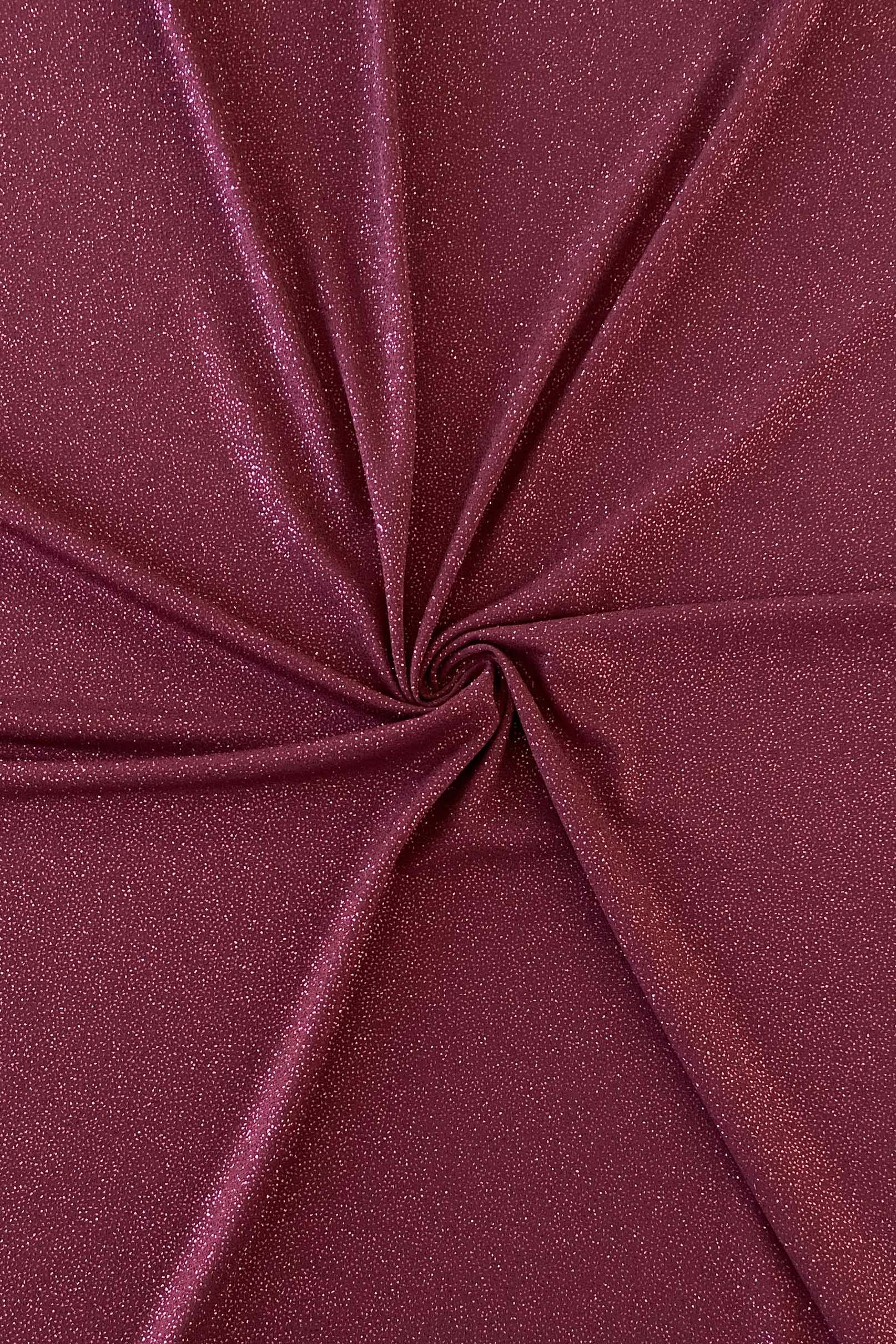 Raspberry sequin jersey