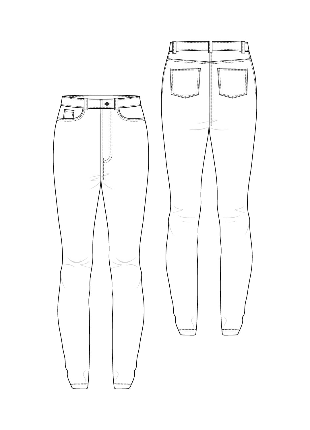 LILY - HIGH WAIST JEANS