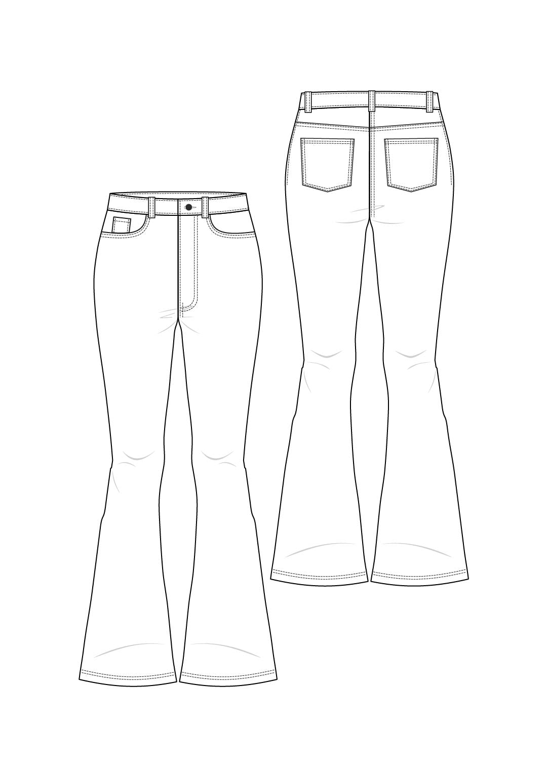 ELLEN - FLARED JEANS